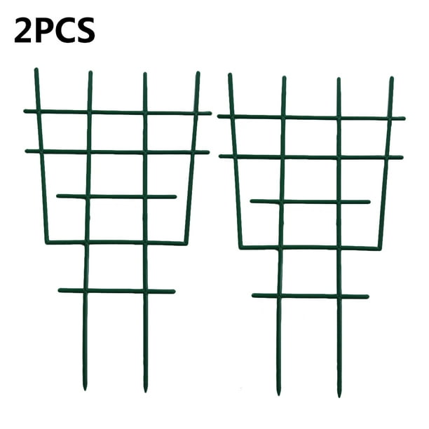 Plant Support Plant Trellis Garden Climbing Trellis Plastic Flower Supports Gardening Tools for Vegtables Flowers Garden Plant Support Gear Fan Pot Trellis